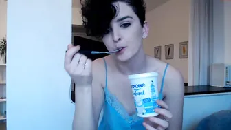 missalexthorn gorgeous beast caresses the vagina with fingers