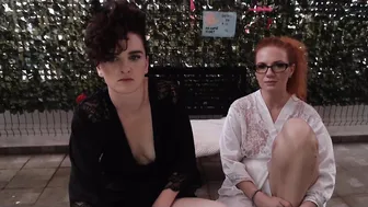 missalexthorn busty chick caresses shaved foil