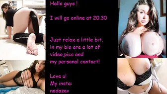 naiadi9 naughty brunette seduces with big booty