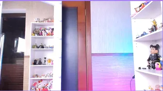 kleofox cute chick jerks both holes