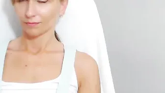 lady_ada tiny in a mask caresses the vagina