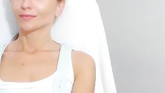 lady_ada tiny in a mask caresses the vagina