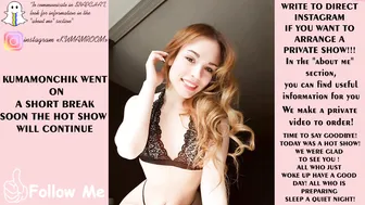 kumamonchik graceful slut dancing in stockings