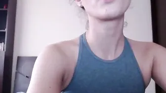 lonelyst4r flawless babe happily kneads huge tits
