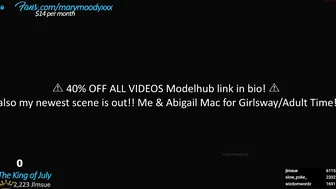 marymoody busty young lady rides sex toy