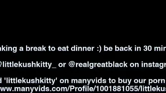 littlekushkitty puts on bra bitch