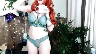 laraloxley gorgeous teen doll caresses big tits