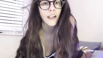 lanaty busty lady masturbates shaved pussy