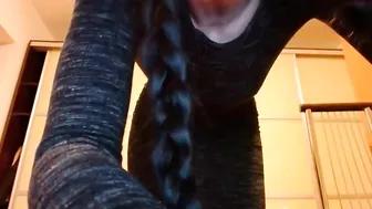 lonelyst4r blissful devil caresses shaved vagina