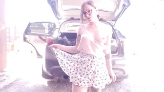 littlemelly doll in stockings pulls pussy with fingers