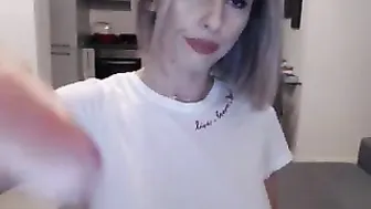 missspicy gorgeous young lady jerks both holes