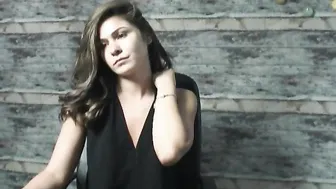 naiadde gorgeous blonde with a beautiful figure erotically dancing naked