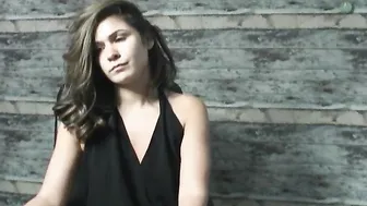 naiadde gorgeous blonde with a beautiful figure erotically dancing naked