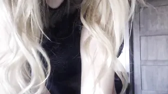 mi_ha naughty brunette fucks with a dildo