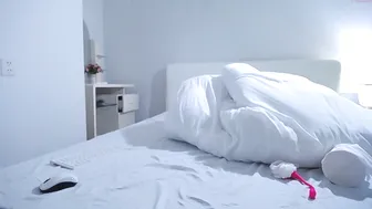 lavender__ charming slut fingering anus with a sex toy