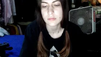 miss__peaches puts on bra bitch