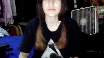 miss__peaches puts on bra bitch
