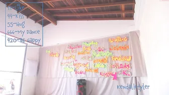 kendalltyler naughty  girl  strips down to her underwear