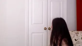 misskonny charming girl strips in front of the camera