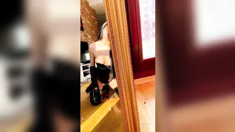 OnlyFans.com Evil Woman shy mummy twirling elastic ass