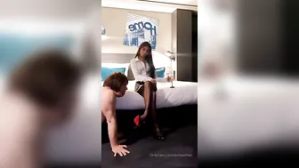 OnlyFans.com Evil Woman cute slut caresses intimate places