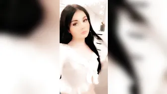 KittenSophie caresses pussy through panties