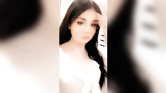 KittenSophie caresses pussy through panties