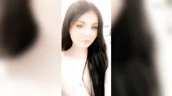 KittenSophie caresses pussy through panties