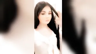 KittenSophie caresses pussy through panties