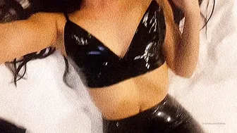 OnlyFans.com Evil Woman busty hottie caresses shaved pussy