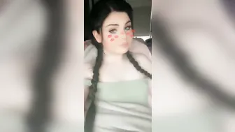 KittenSophie black-haired beauty fucks juicy crevices