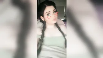 KittenSophie black-haired beauty fucks juicy crevices