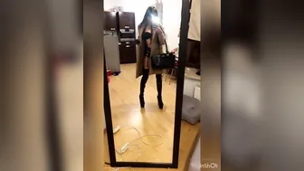 OnlyFans.com Evil Woman attractive babe caresses lips sex