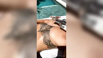 Liya Silver  appetizing slut work with  pussy