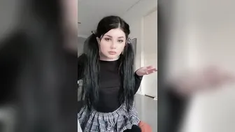 babymaddyxo dark haired passion shows underwear