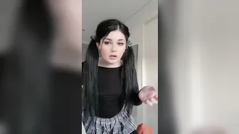 babymaddyxo dark haired passion shows underwear