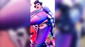 AliceBong busty blonde masturbating with sex toys