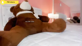 camilagomezz naughty brunette is petting natural tits