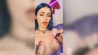 OnlyFans Jewelz Blu @jewelzblu naked beauty in the kitchen