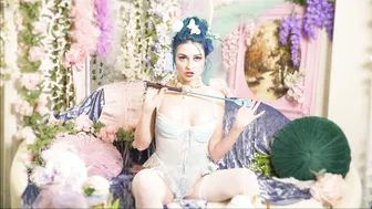 OnlyFans Jewelz Blu jewelzblu naughty harlot - caresses big tits