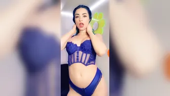 OnlyFans Jewelz Blu jewelzblu blonde takes off her stockings and daubs