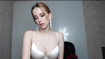 ovelymila sexy ladies teasing shaved pussies