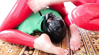 OnlyFans.com Evil Woman blonde slut caresses shaved cunt