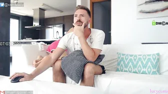 lucycums shy on webcam