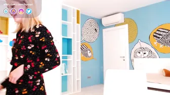 nyqipi blonde hairstyle fingering shaved cunt