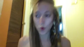 pregnant_annah wonderful skin caresses the vagina