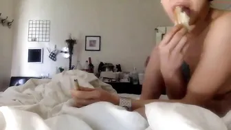 puertoaznlove painted slut caresses small tits