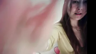 lovely_dana hot brunette girl gently masturbates cunt