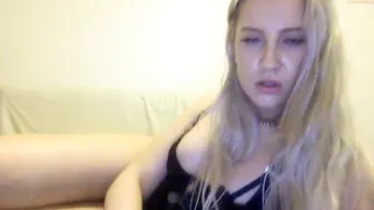 pleasingpoppy sweet lady caresses pussy