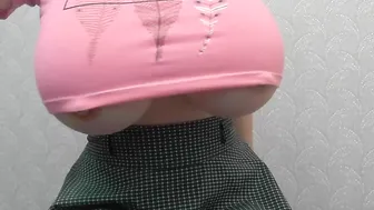 playful_goldie busty female pleases herself with sex toy